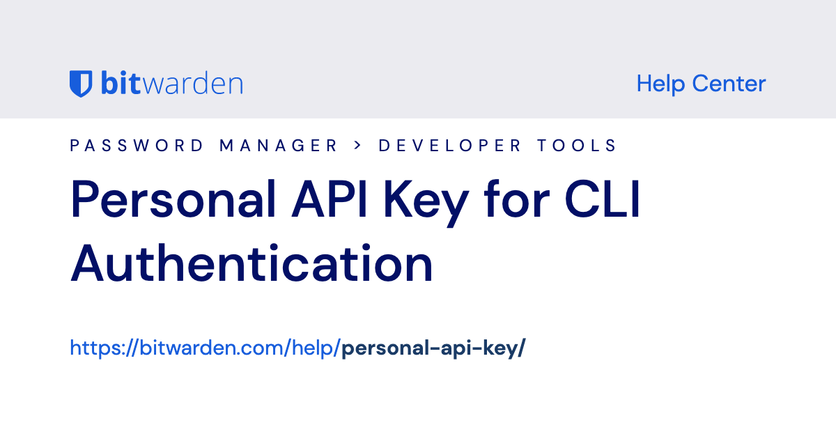 Get Blizzard API key pair –