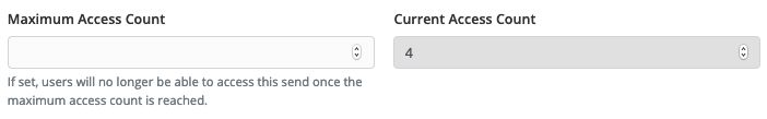 Current Access Count ticker
