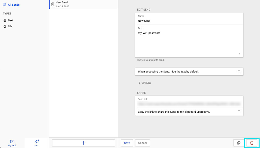 Delete from a Desktop App 