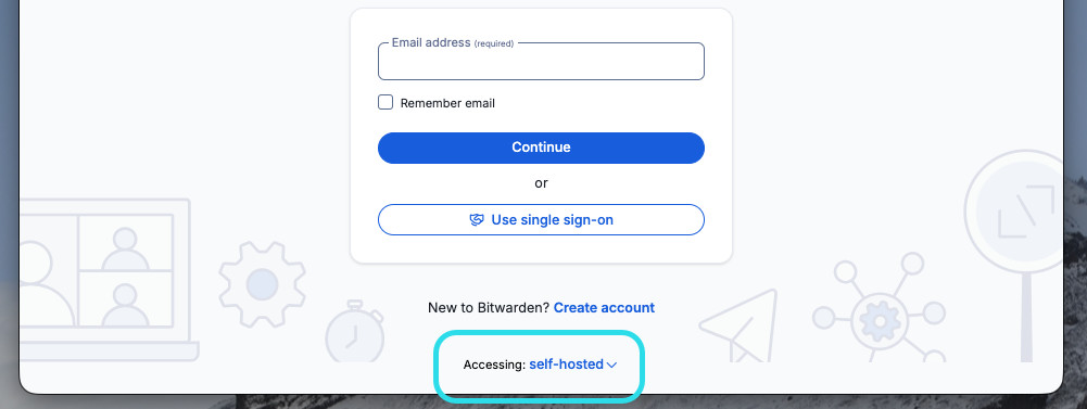 自己ホスト型ドメインセレクター