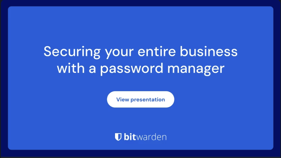 Securing your entire business with a password manager
