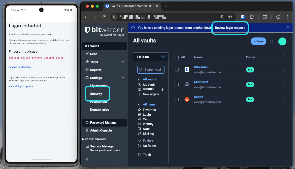 Approval request on web