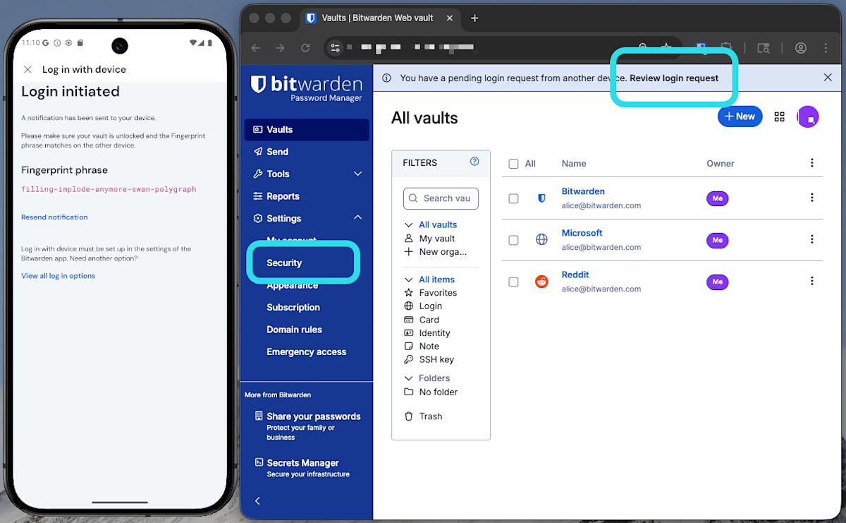 Approval request on web