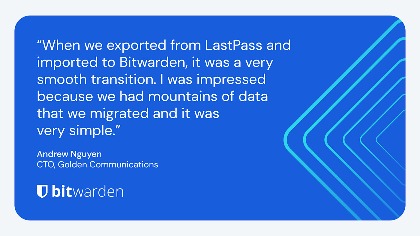 Bitwarden Case Study with Golden Communications