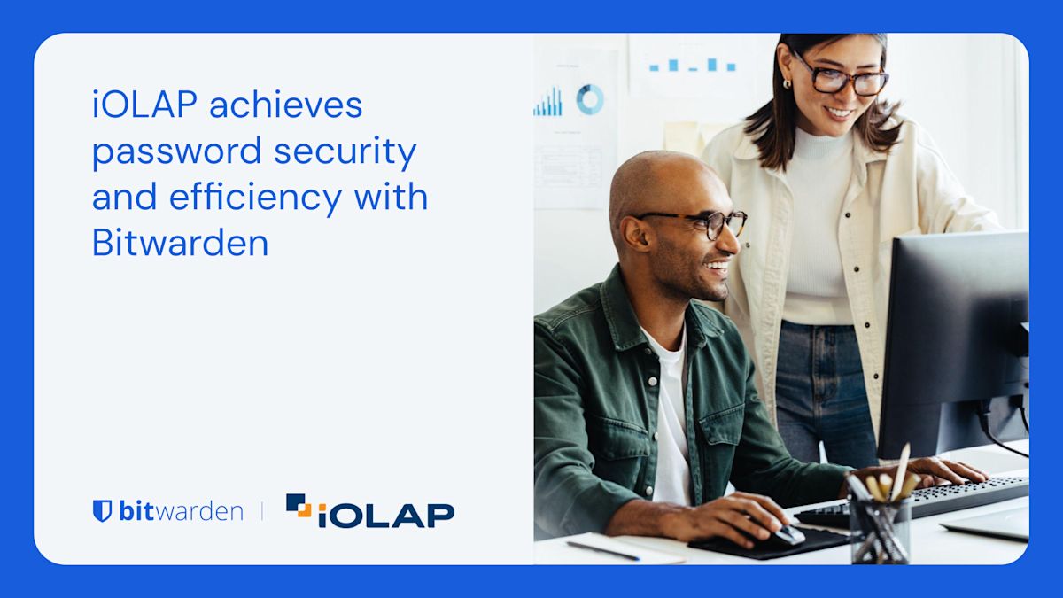 iOLAP achieves password security and efficiency with Bitwarden