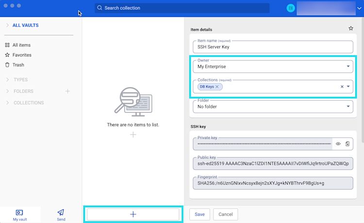 Organization shared SSH key