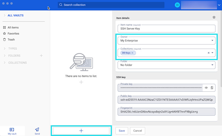 Organization shared SSH key