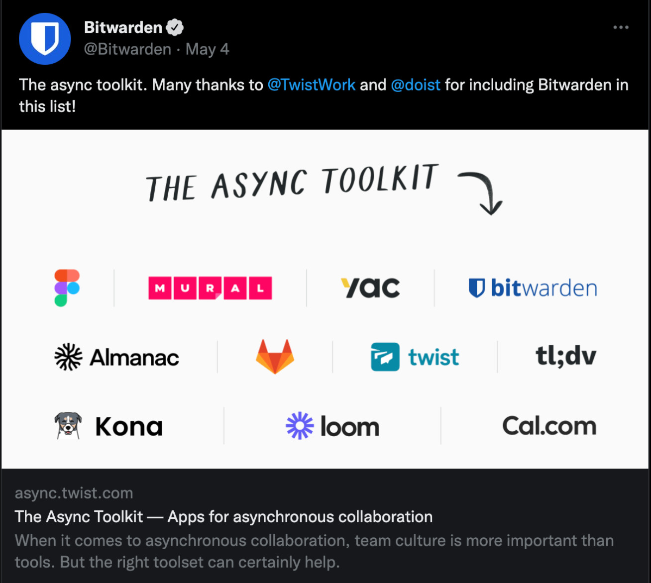 The Async Toolkit