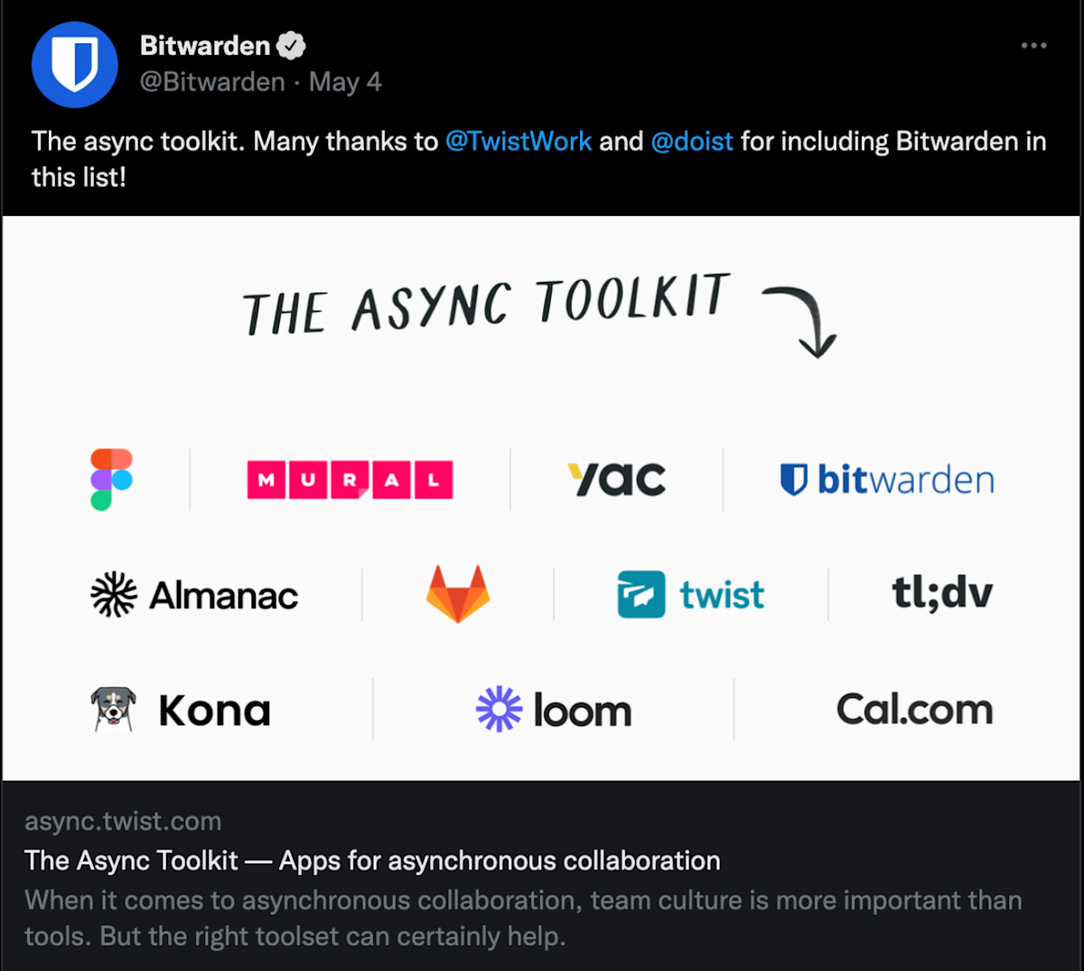 The Async Toolkit