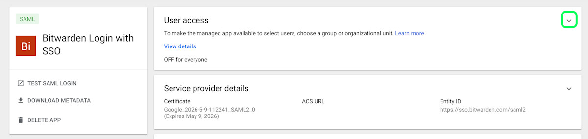 User Access 