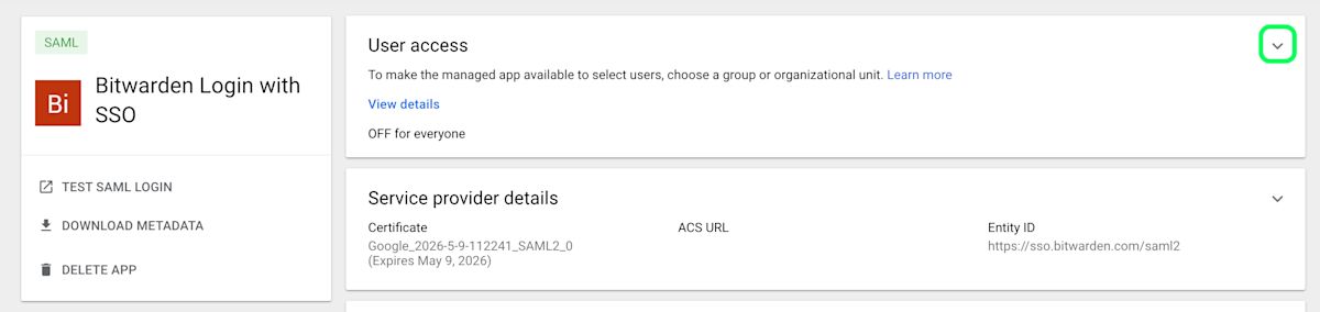 User Access