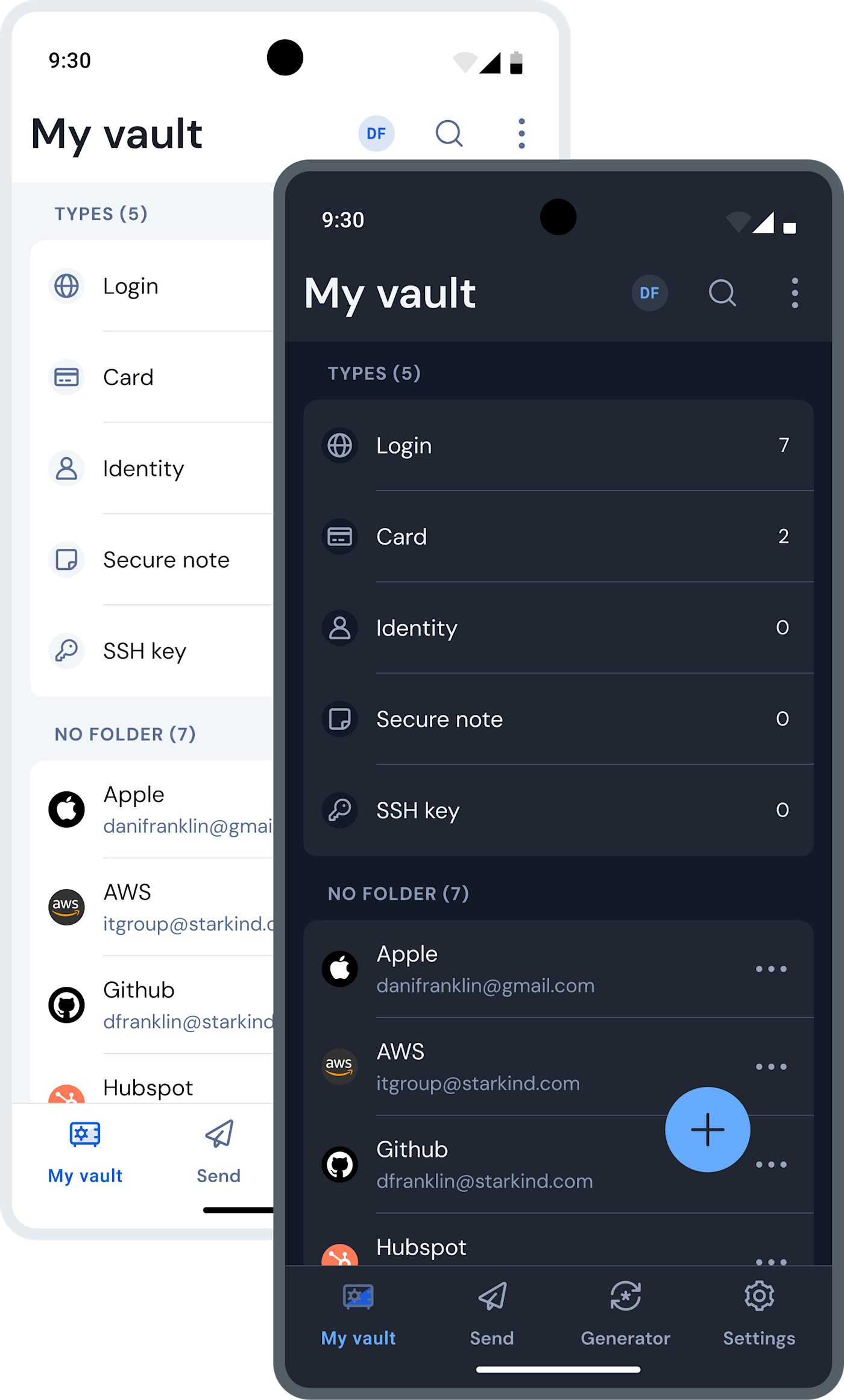 Android light and dark