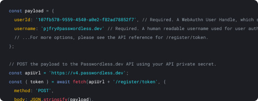 passwordless-quickstart