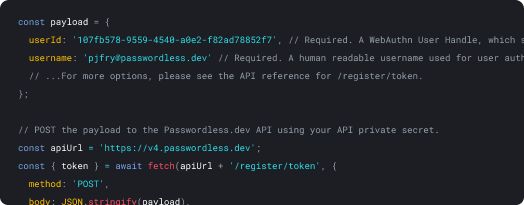 passwordless-quickstart