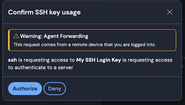 Confirm SSH Agent Forwarding