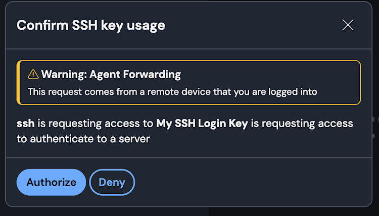 Confirm SSH Agent Forwarding