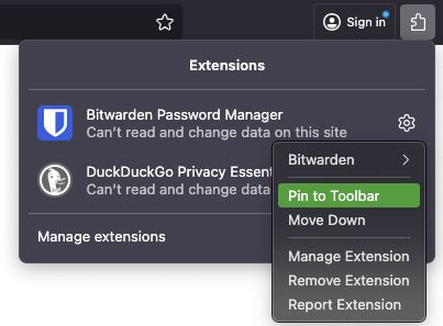 Pin on Firefox