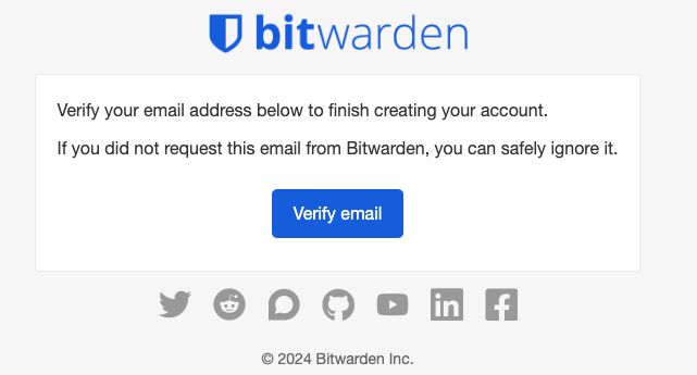 Email verification
