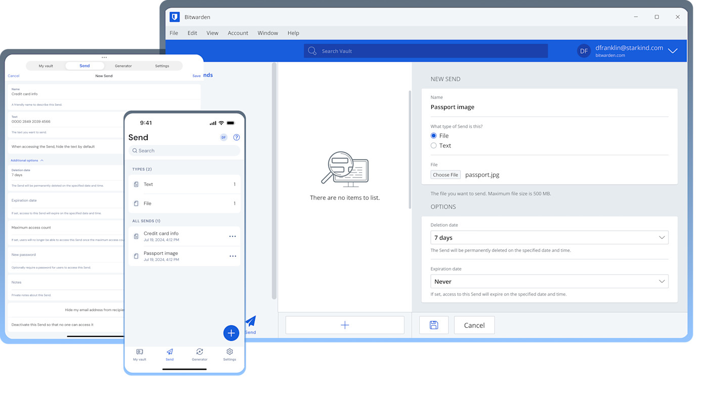 send - multiple devices