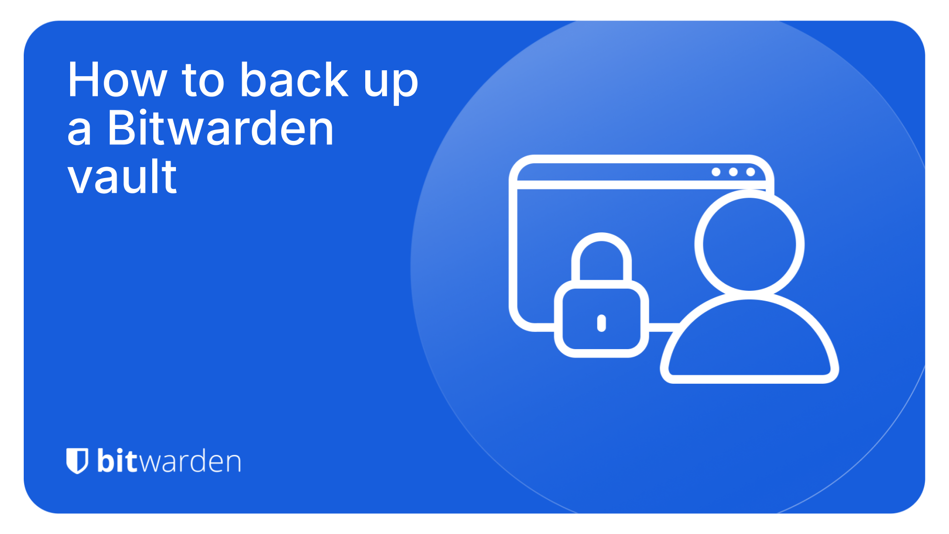Cómo exportar tu caja fuerte de Bitwarden