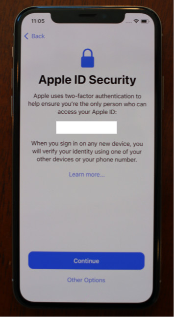 2FA prompt shared with all new devices or existing devices upgraded to iOS 14