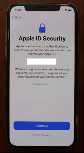2FA prompt shared with all new devices or existing devices upgraded to iOS 14