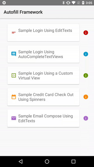 Save new information to your vault for quick auto-filling next time