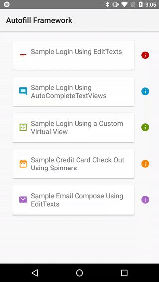 Save new information to your vault for quick auto-filling next time