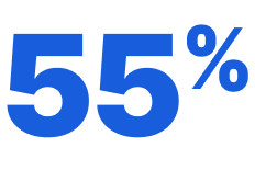 55 percent