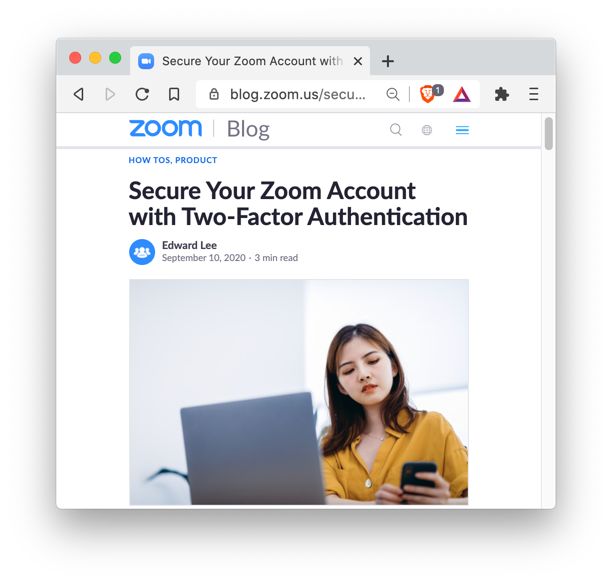 Zoom announces two-factor authentication (2FA) for desktop