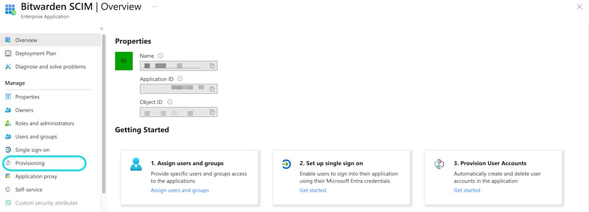 Select Provisioning