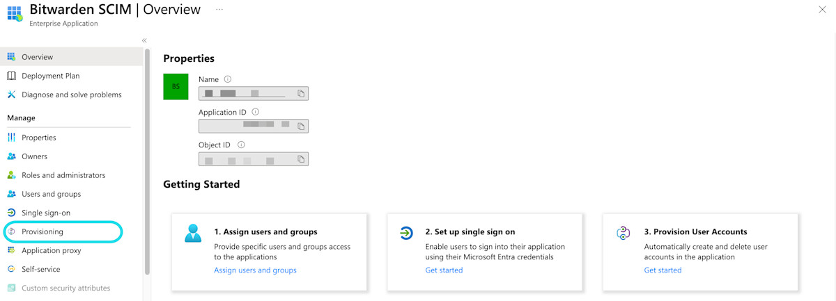 Select Provisioning