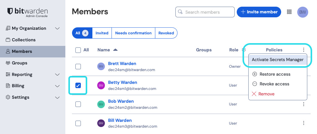 Add Secrets Manager users