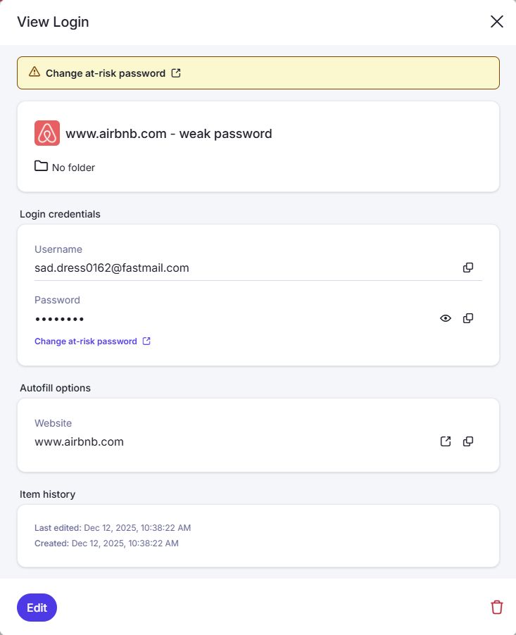 change at-risk password screenshot
