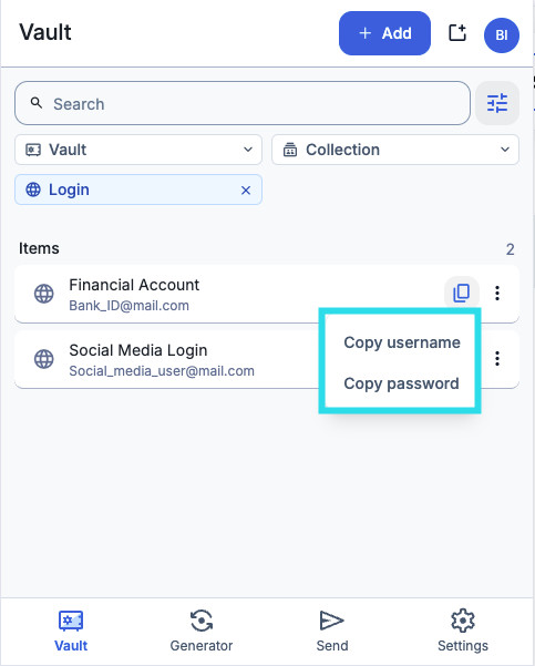 Copy button browser
