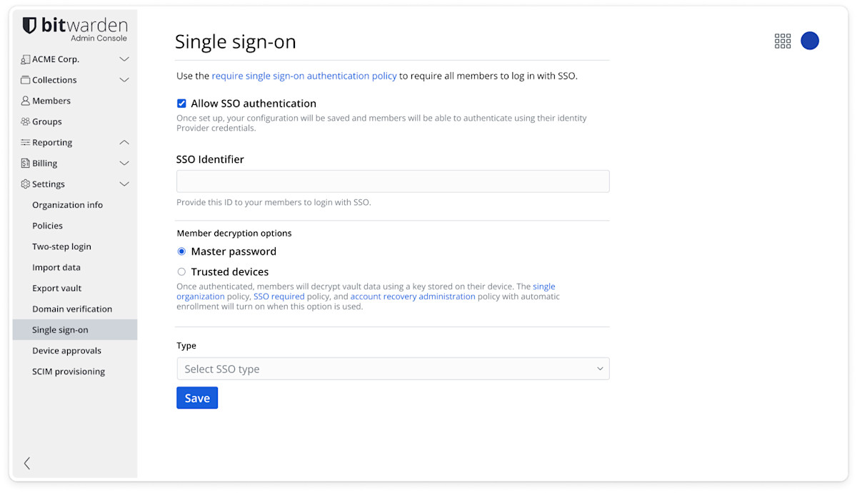 SSO detailed product view