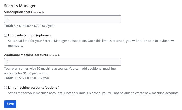 Secrets Manager User Management