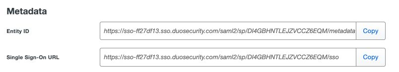 URLs for Configuration