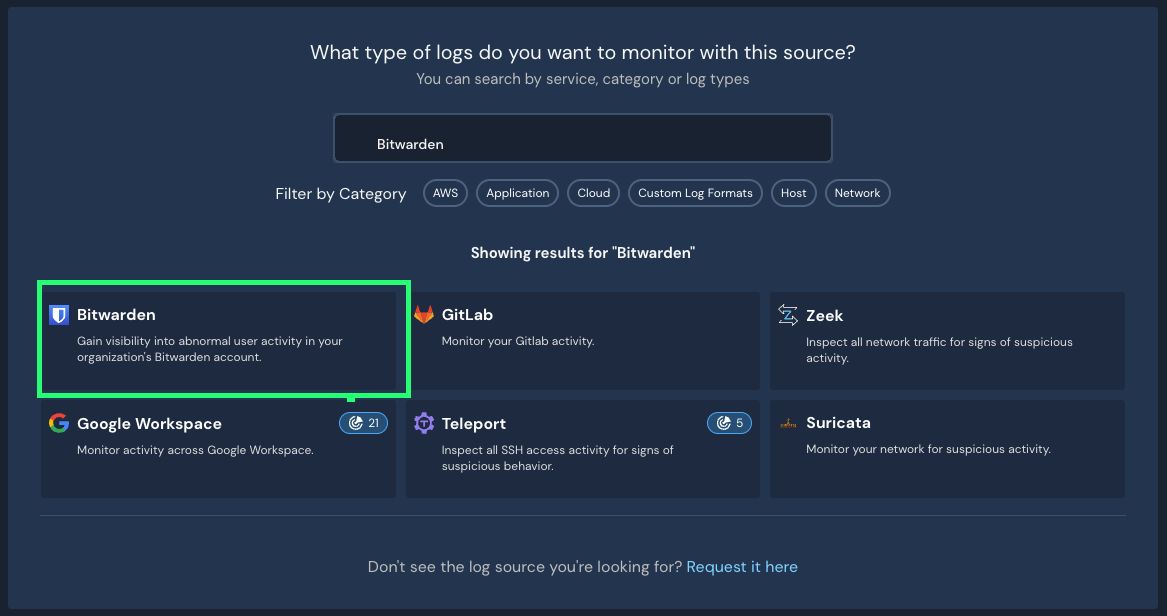 Elastic Bitwarden integration