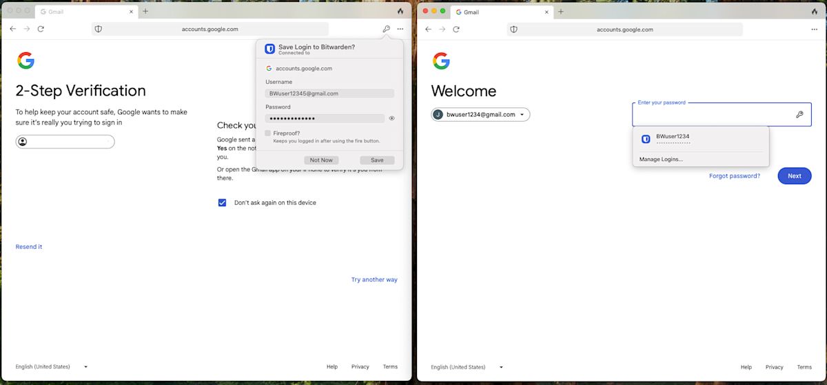 Bitwarden in DuckDuckGo