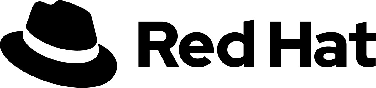 Red hat logo black