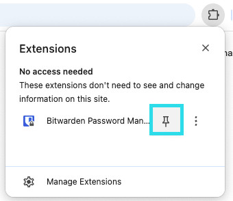 Pin in Chrome