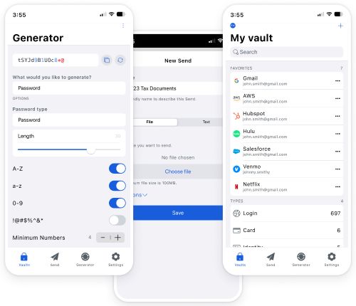 iPhone ジェネレータ ボールト