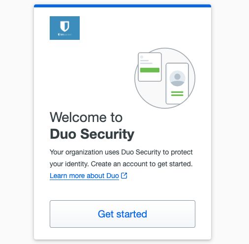 Duo 2FA setup