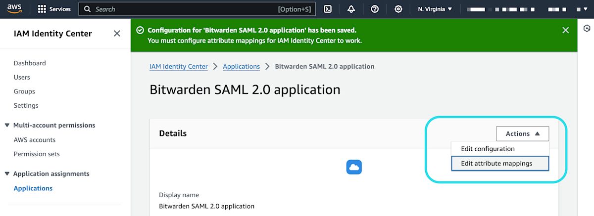 Edit attribute mappings