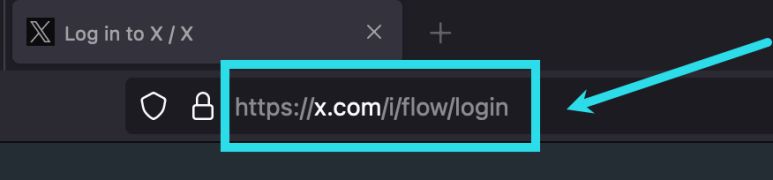 X.com Login URI