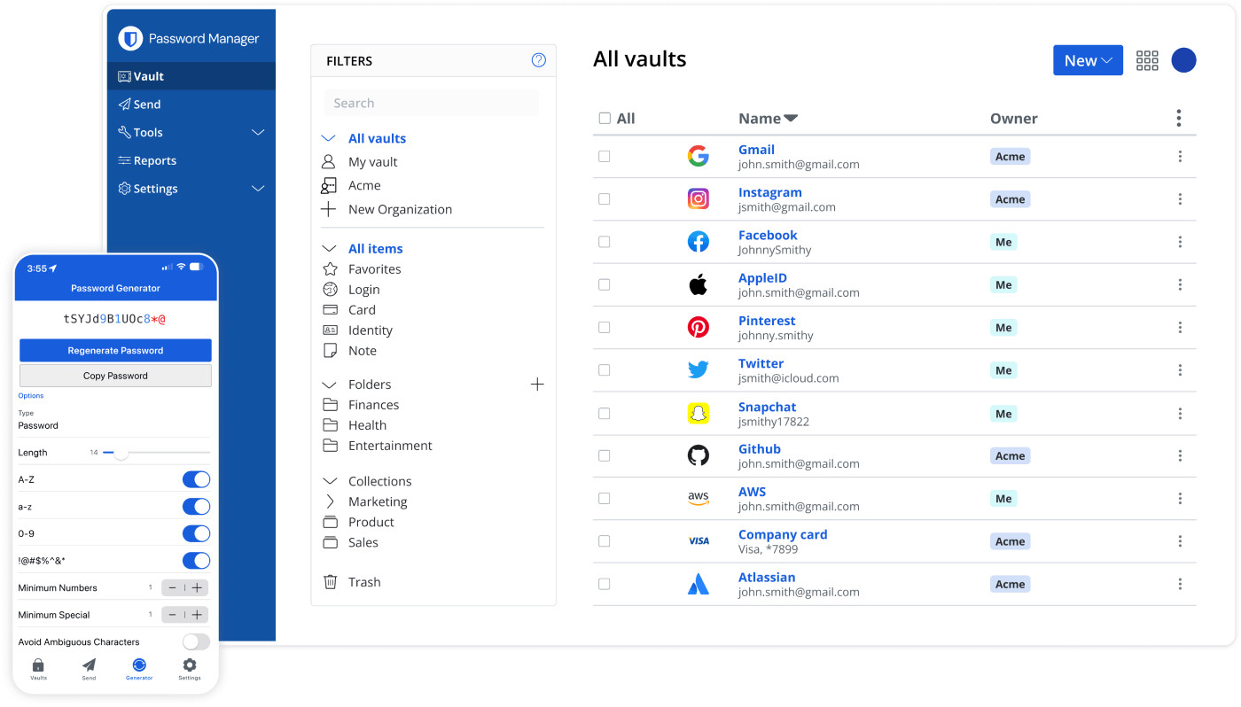 Desktop-Tresor-Generator-Mobil
