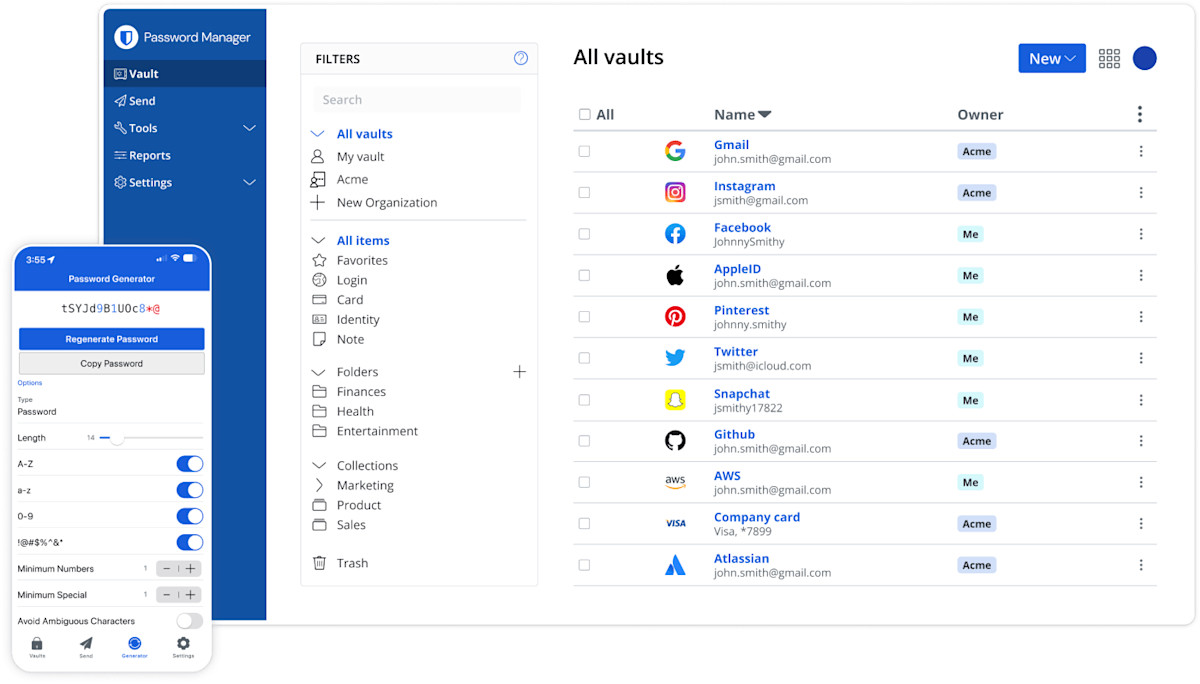 Desktop-Tresor-Generator-Mobil