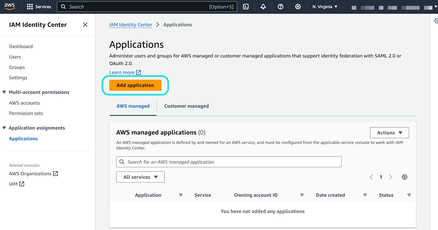 Add a new application