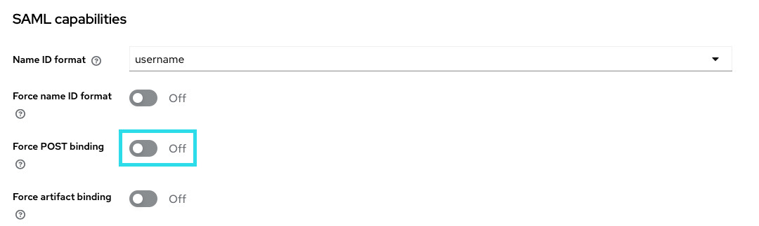Force Post binding disabled